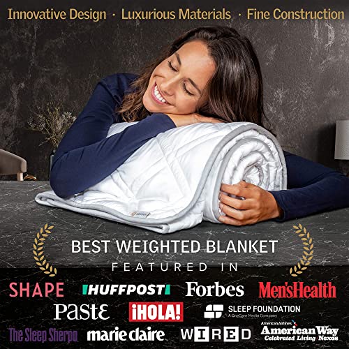 Aricove Cooling Weighted Blanket, 15 lbs, Full/Twin Size for Adults
