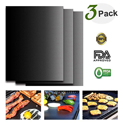 Copper Grill Mat Set of 3 - Non-Stick BBQ Grill Jamaica