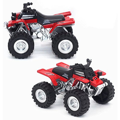 VANTIYAUS 2 Packs Alloy Beach Motorcycle Toys,Pull Back Model Beach Motorcycle Cars ,Gift Idea Kids Toys for Boys Girls - Thumbnail 4