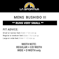 La Sportiva Men's Bushido III Performance