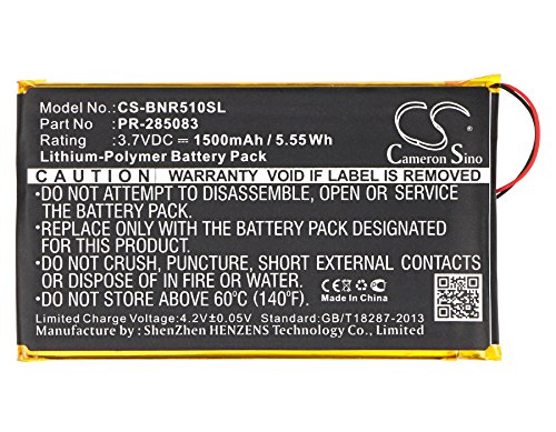 Cameron-Sino Replacement Battery for Barnes & Noble Ebook, eReader BNRV510, Nook Glowlight Plus 2015