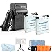 2 Pack Battery and Charger Kit for Nikon COOLPIX AW120, AW110, AW100, AW130 Waterproof Digital Camera Includes 2 Extended Replacement (1050Mah) EN-EL12 Batteries + Ac/Dc Charger + Float Strap + More