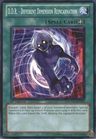 YU-GI-OH! - D.D.R. - Different Dimension Reincarnation (SDDC-EN034) - Structure Deck: Dragons Collide - 1st Edition - Common