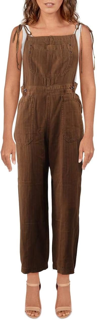 free people linen overalls