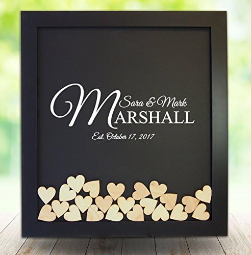 Wedding Guest Book, Guestbook Alternative, Drop Heart, Drop Box