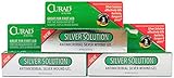 Curad Silver Solution Antimicrobial Wound Gel - 0.5 Ounce Tube - Pack of 3