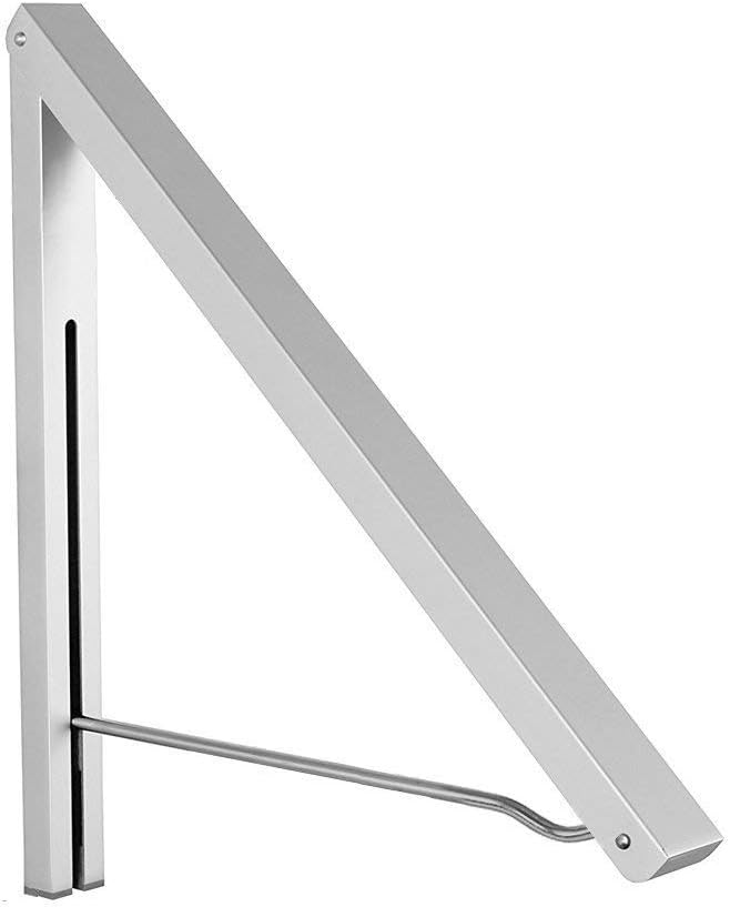Anjuer Wall Mounted Drying Rack Clothes Hanger Folding Wall Coat Racks Aluminum Home Storage Organiser Space Savers