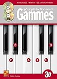 Gammes pour l improvisation au clavier en 3D piano+CD+DVD by 