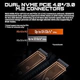 Gigabyte B550M DS3H AC Motherboard AM4 AMD Ryzen DDR4 Dual M.2 WiFi Bluetooth view 3