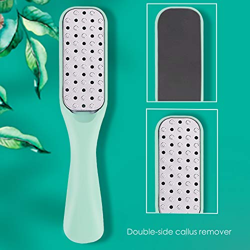 Professional Pedicure Kit, Foot File Callus Remover -soulkoo Foot Scrubber Callus Removers for Feet Foot Scraper Foot Rasp Grater Professional Callus File for Wet and Dry Feet