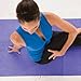 Gaiam No Slip Yoga Mat Towel, Violet