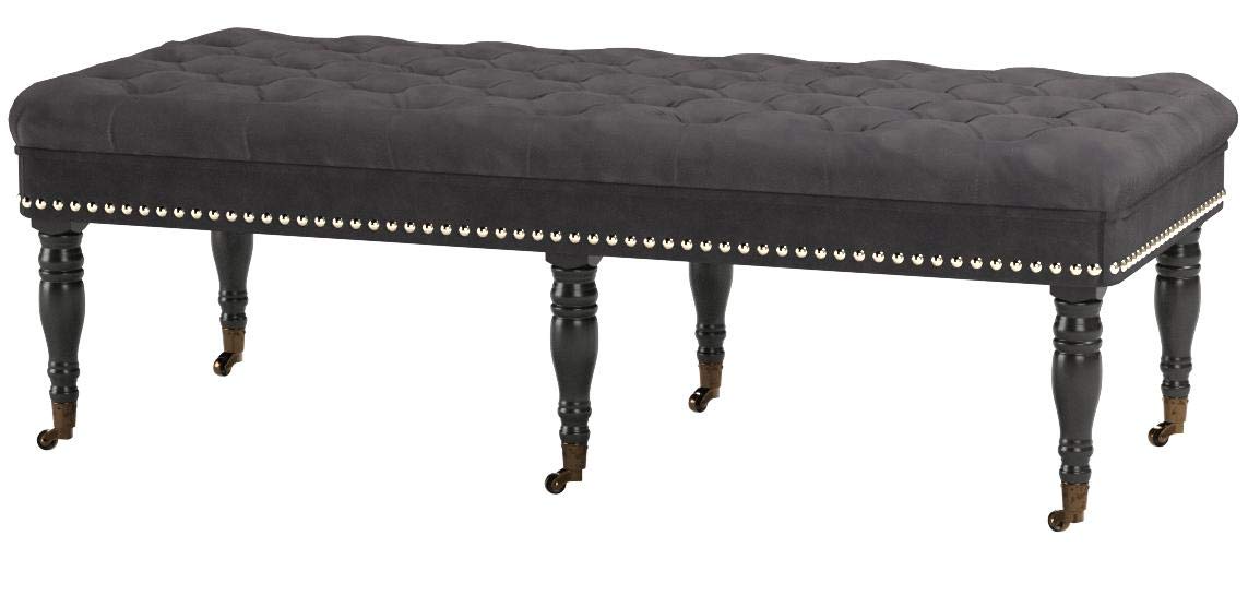 Best ottoman storage casters grey