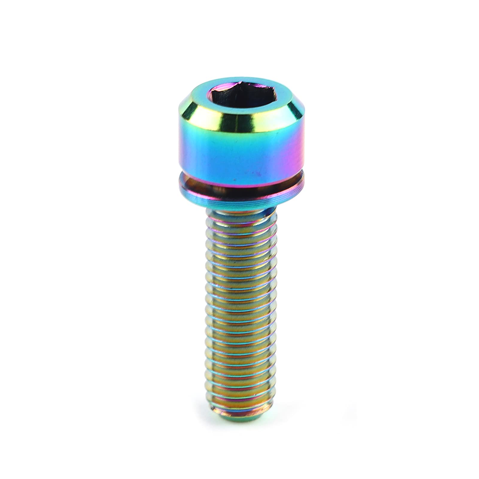 Joyzan Bicycle Stem Bolts, Bike Handlebar Screws Fixed Disc Brake Caliper Bolts Water Bottle Cage Rack Hexagon for Mountain Mtb Rotor Road Screw Set Sports Motorcycle Automotive Racing Bikes Areas