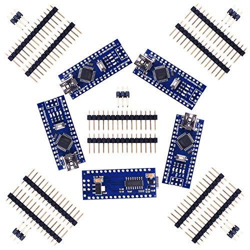 Longruenr Mini Nano V3.0 ATmega328P 5V 16M Micro Controller Board Module Compatible for ArduinoIDE ( Need Soldered)