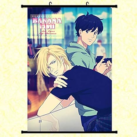 Amazon Co Jp One タペストリー Banana Fish 掛ける絵 巻物 同人 部屋飾り壁 軸物 壁畫 おしゃれ アニメ 萌えグッズ 装飾 壁掛け 部屋飾り 誕生日プレゼント おしゃれ 萌え 可愛い アニメ好き 90cmx60cm ホーム キッチン