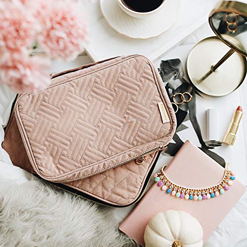 BAGSMART Travel Jewelry Organizer Case Small Jewelry Roll for Journey