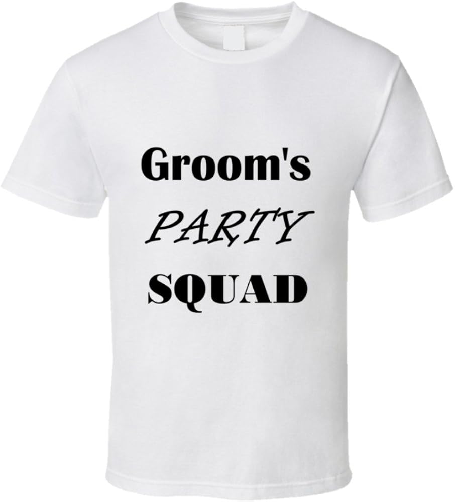 Made By Meka Groom's Party Squad T Shirt