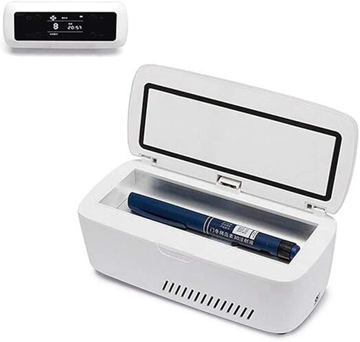 Mini recargable portátil refrigerador de la insulina caja de ...