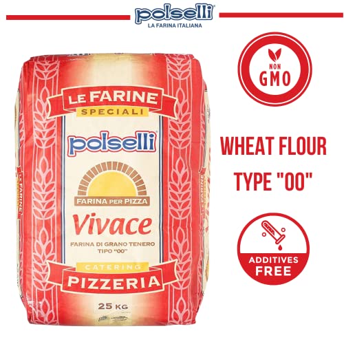 Polselli vivace tipo 00 double zero flour for pizza bread pastas