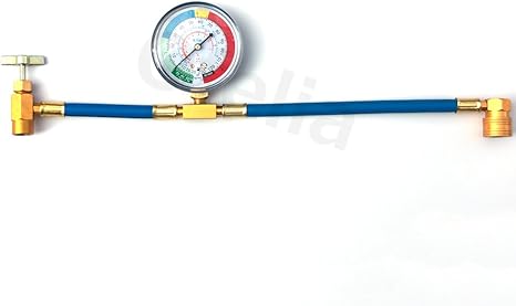 Amazon Co Jp カー エアコン ガス チャージ ホース Mt 134 カラーメーター付 簡易説明書 Diy 工具 ガーデン