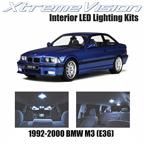 XtremeVision BMW M3 (E36) 1992-2000 (14 Pieces) Cool White Premium Interior LED Kit Package + Installation Tool