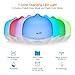 Housmile Essential Oil Diffuser, Ultrasonic Cool Mist Humidifier with Color LED Mood Lights Changed & Auto Shut-off Safety Guarantee, Frosted Glass Upgrade Version, 300ml