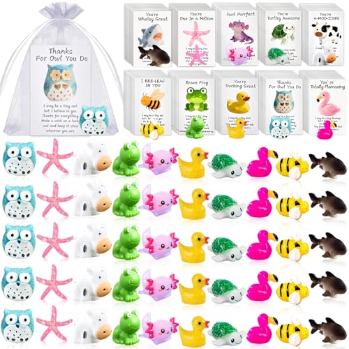 Photo 1 of 100pcs Employee Appreciation Gift Bulk Back to School Gift Set Inspirational Gifts Bulk Teacher&Staff Thank You Cards Appreciation Card Resin Gifts for Student Teacher Halloween Office (100pcs)