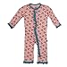 KicKee Pants Print Fitted Ruffle Coverall (Baby)