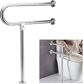 Amazon Com Handicap Grab Bars For Bathroom Toilet Safety