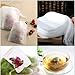 Angelduck Disposable Drawstring Tea Filter Bags, Empty Heat Seal, Pack of 100