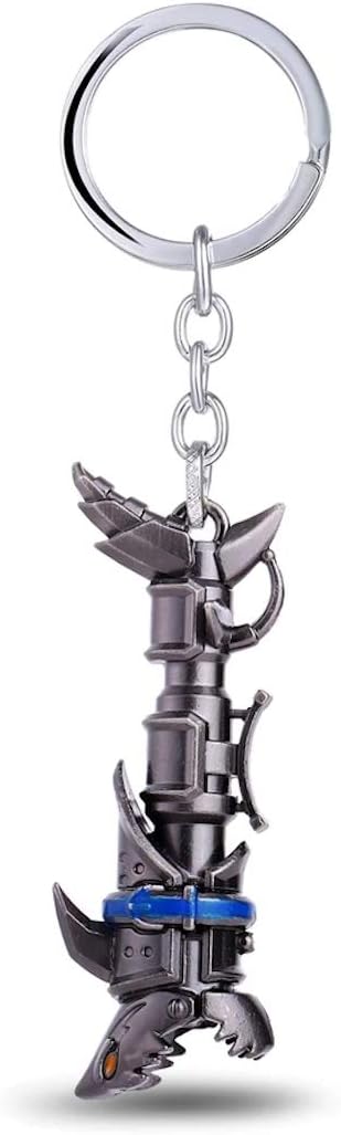 League of Legends Keychains (Jinx), Black Gun, Silver