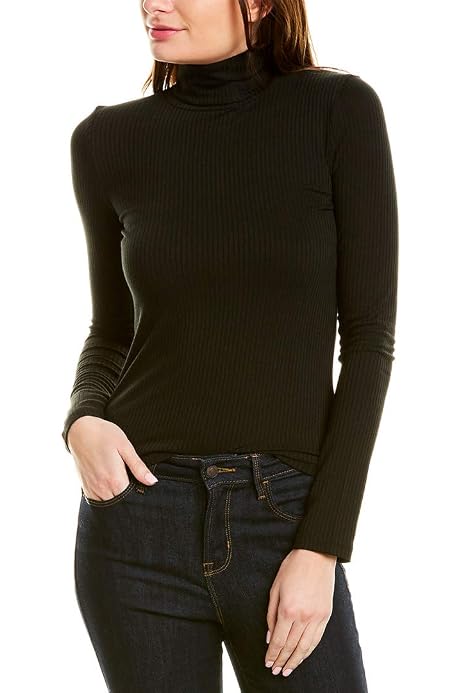 SUNDRY Puff Sleeve Turtleneck (1) at 