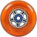 2 Scooter Wheels With Abec 7 Bearings for RAZOR SCOOTER 100mm (orange)