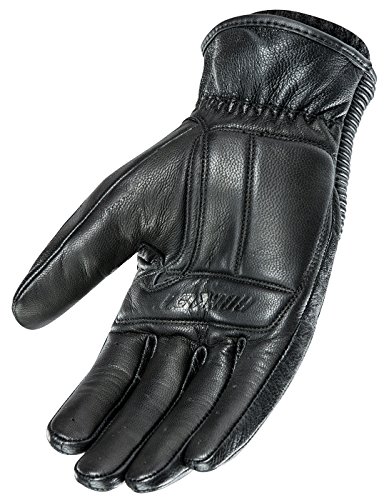 Joe Rocket Men's Caf Racer Motorcycle Gloves (Black, Small)