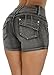 C582SH-P – Plus Size, Butt Lifting, Levanta Cola, High Waist Denim Shorts