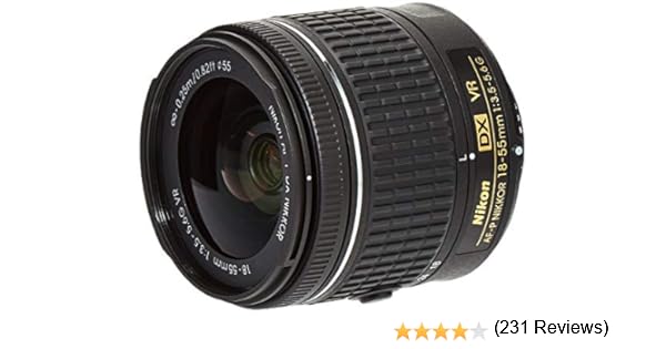 Nikon AF-P DX NIKKOR 18-55mm f/3.5-5.6G VR SLR Negro: Amazon.es ...