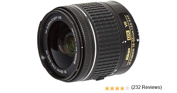 Nikon AF-P DX NIKKOR 18-55mm f/3.5-5.6G VR SLR Negro: Amazon.es ...