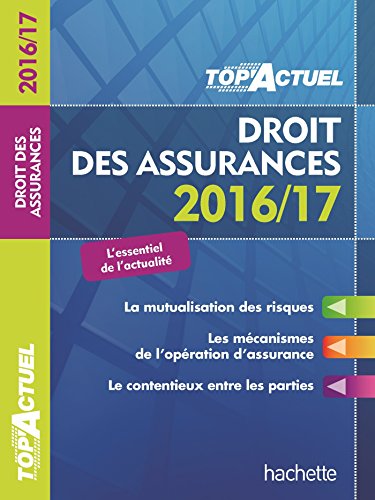 Droit des assurances, 2016-17