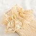 Deer Mum Women Lace Socks Sexy Floral Sheer Ankle Socks