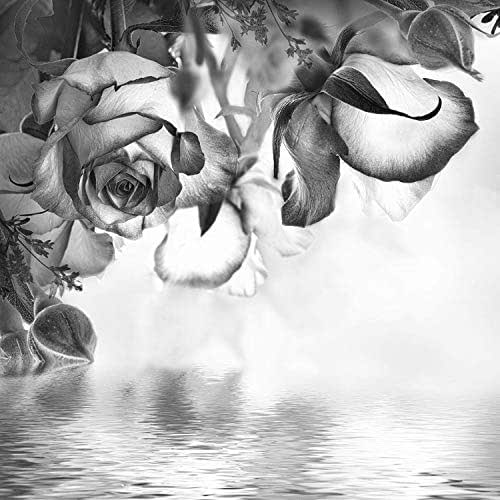 Amazon.com: Black and White Roses, Rose Wall Art, Flower Wall Decor