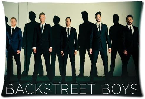 Hoomin Pop Stars Backstreet Boys Custom Zippered Rectangle Pillow Case Pillowcases Size:20"x 30" (Two Sides)