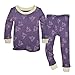 Burt's Bees Baby Baby Girl's Pajamas, Tee and Pant 2-Piece PJ Set, 100% Organic Cotton, Majestic Mountain Watercolor Bee, 24 Months