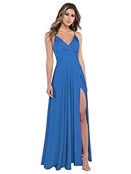 Lindo Noiva Blue Satin Bridesmaid Dresses for Women