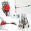 JSHANMEI-12pcslot-Stainless-Steel-Wire-Fishing-Leaders-with-Swivels-Snaps-Beads-High-strength-Fishing-Wire-Rigs-Fishing-Trace-Lures-Steel-Wire-Leader-Spinner-Fishing-Line-Tackle