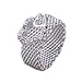 WEILYDF Hot Style Noble Jewelry 925 Silver Plated Fashion Women Ring Wide Net With Two Hearts Size 8