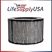 LifeSupplyUSA Replacement HEPA Filter Compatible with Honeywell 20500 Air Cleaner 10500 (EV-10) 17000 17005 17006 17007 17008 17009 83170