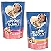 Purina 4 Pack Whisker Lickin's Soft & Delicious Salmon & Chicken Flavor Chewy Moist Cat Treats 2.5 oz Bags