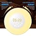 Alarm Clock,GLIME Wake up Light Alarm Clocks Sunrise Sunset Simulation USB Rechargeable Touch Control LED Digital Clock Night Light with FM Radio 6 Natural Sounds 7 Colors Bedside Lamps for Kid Adult