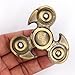 Fidget Spinner Metal, Alquar Ancient Eagle Pure Copper Tri Hand Spinner, Customized Professional Spinner Bearing Quiet Smooth Spin, Luxury Wooden GiftBox Set