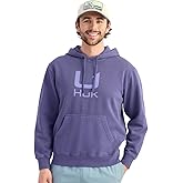 HUK mens Cotton Fleece Hoodie, Soft, Warm, Comfortable Hooded Sweatshirt Pullover for Men